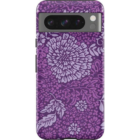 Radiant Orchid Floral Google Pixel 8 Pro Impact Case